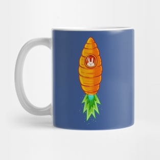 Bunny Carrot Rocket Mug